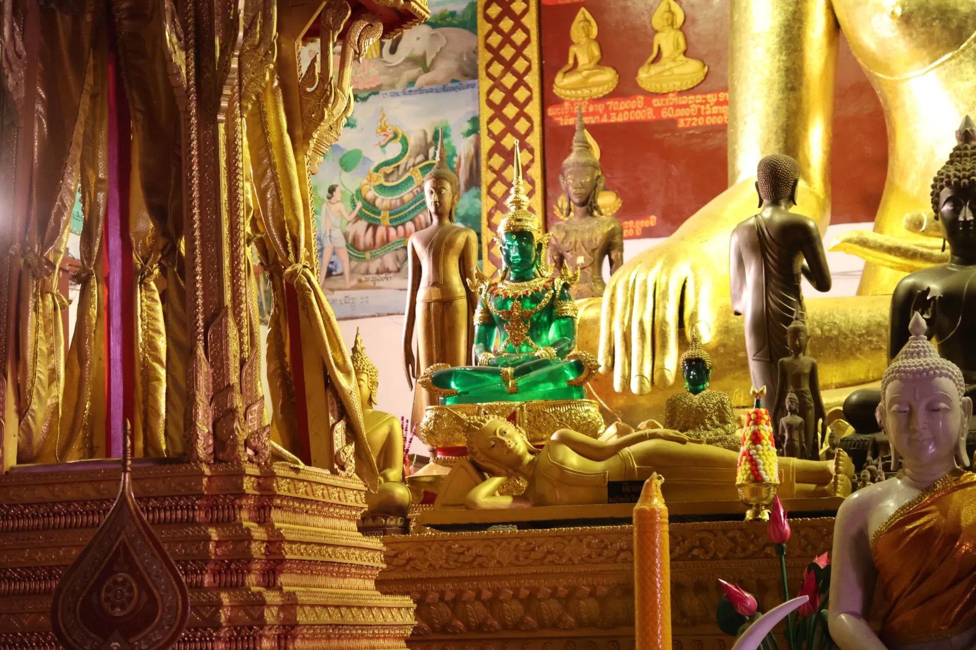 Departure from Laos